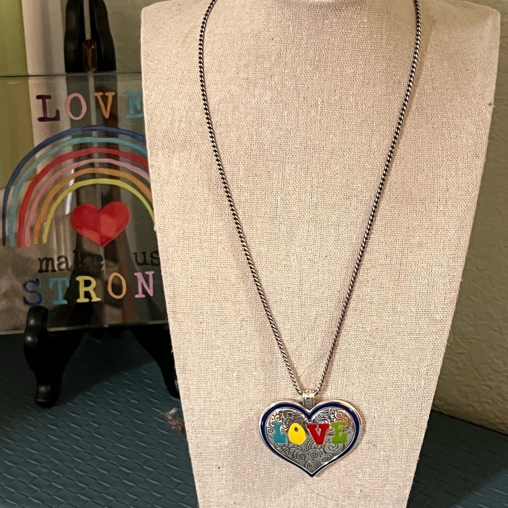 Brighton Multicolor Love Heart Necklace